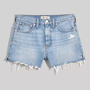 NWT Maxwell Madera Wash Denim Raw Edge Shorts